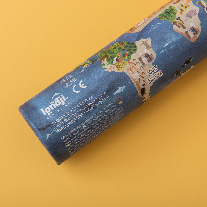 Caleidoscopio mapamundi